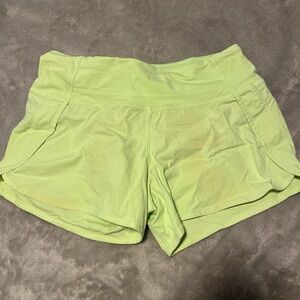 Lululemon Green Yellow Speed Ups